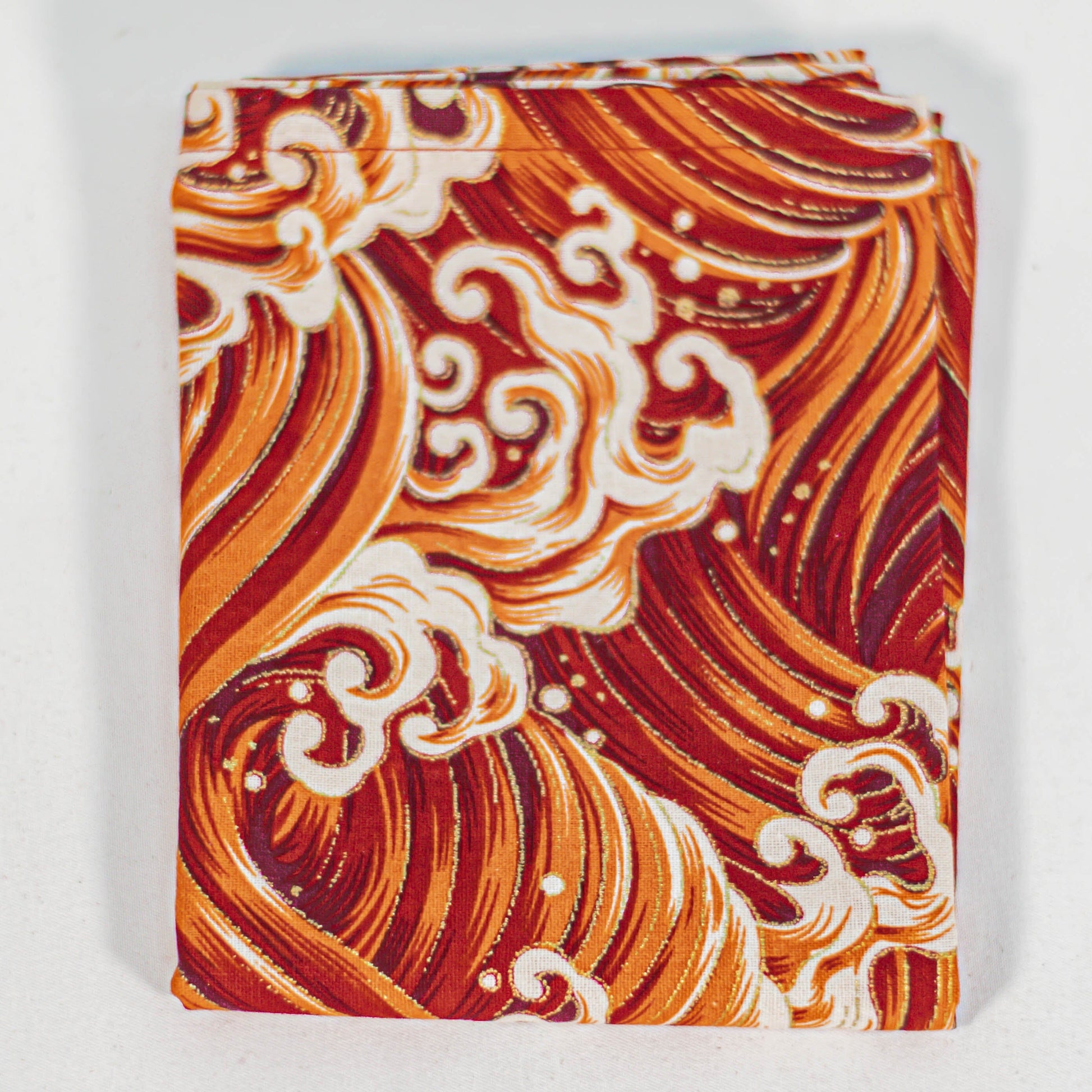 Blindfolds with patterns Tenugui Red waves Bundle of 3 assorted
