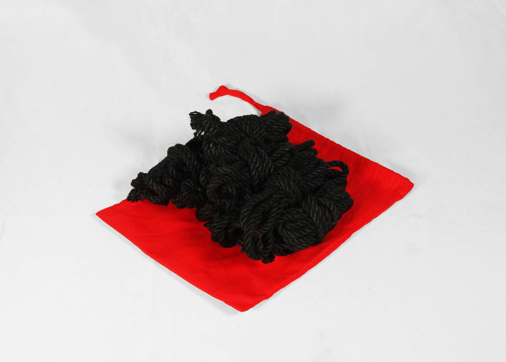 Bag O' Bits • short jute ropes for finishing ties