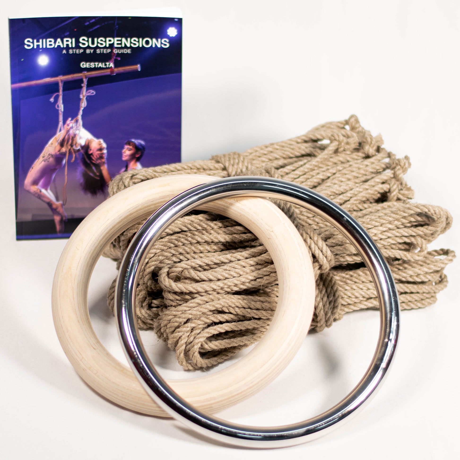 Air Time Shibari Kit Shibari Rope Kit Linen Hemp Metal 