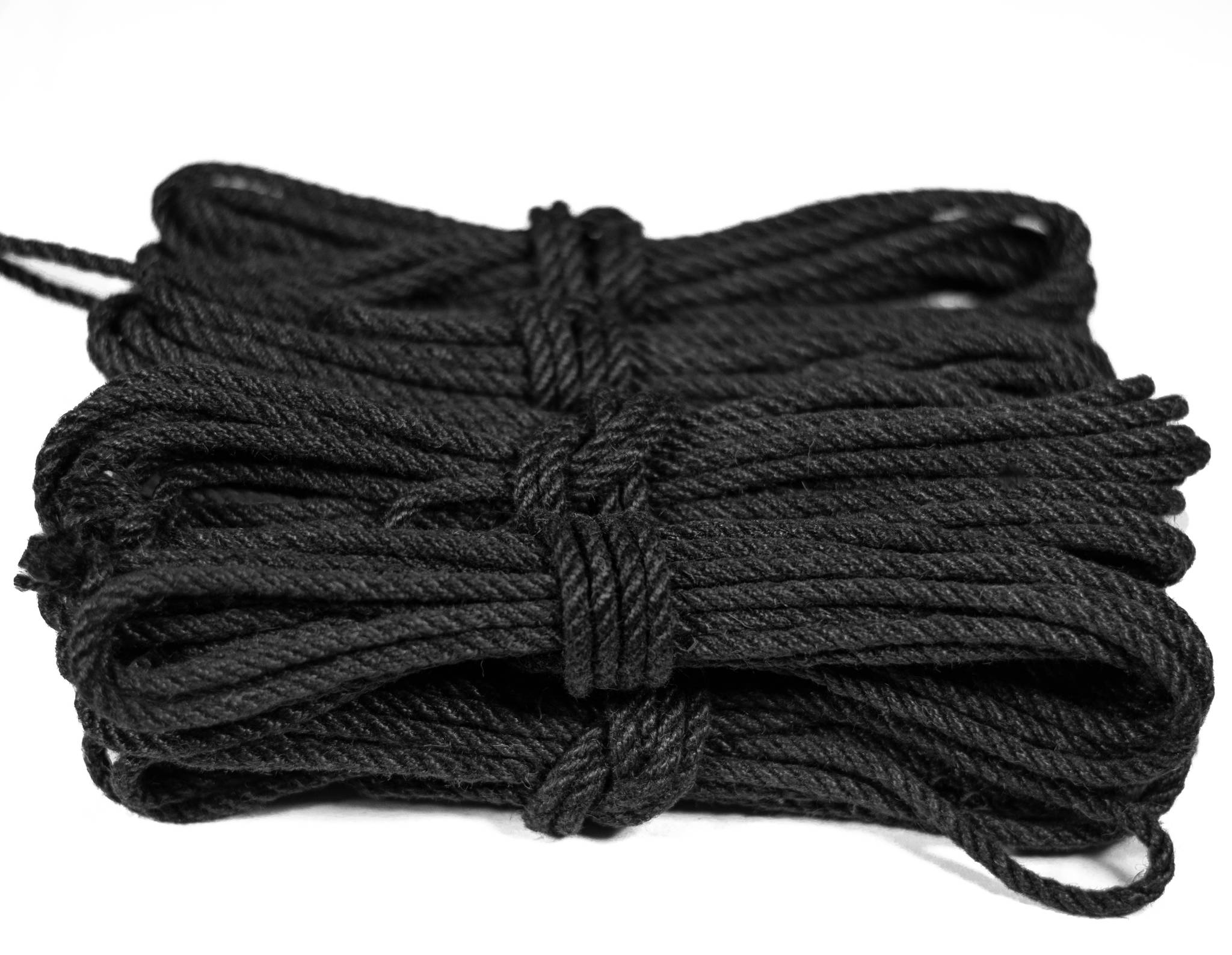 Black jute rope · 5mm double-ply (treated)