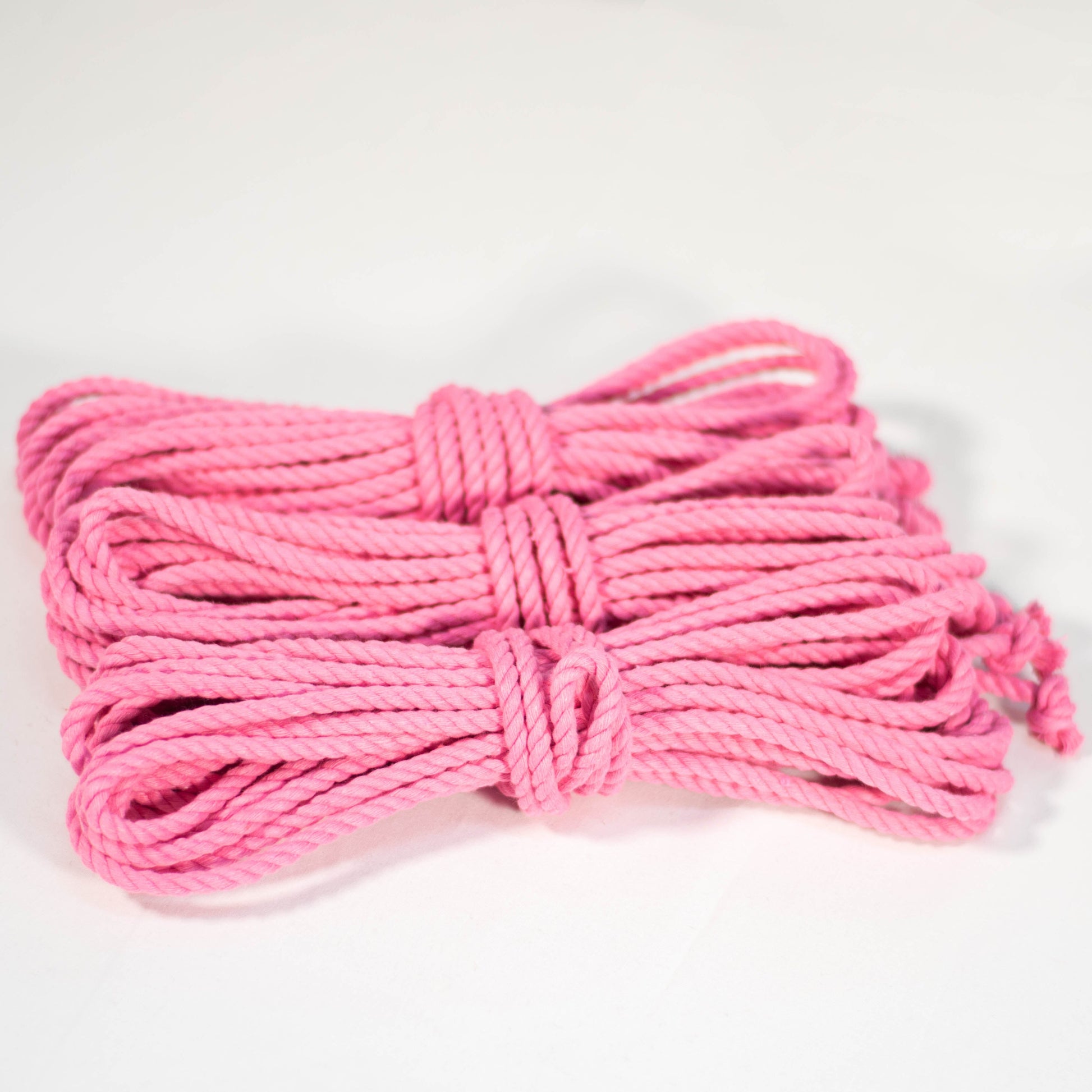 Cotton Play Ropes Shibari Rope Pink Bundle of 3 