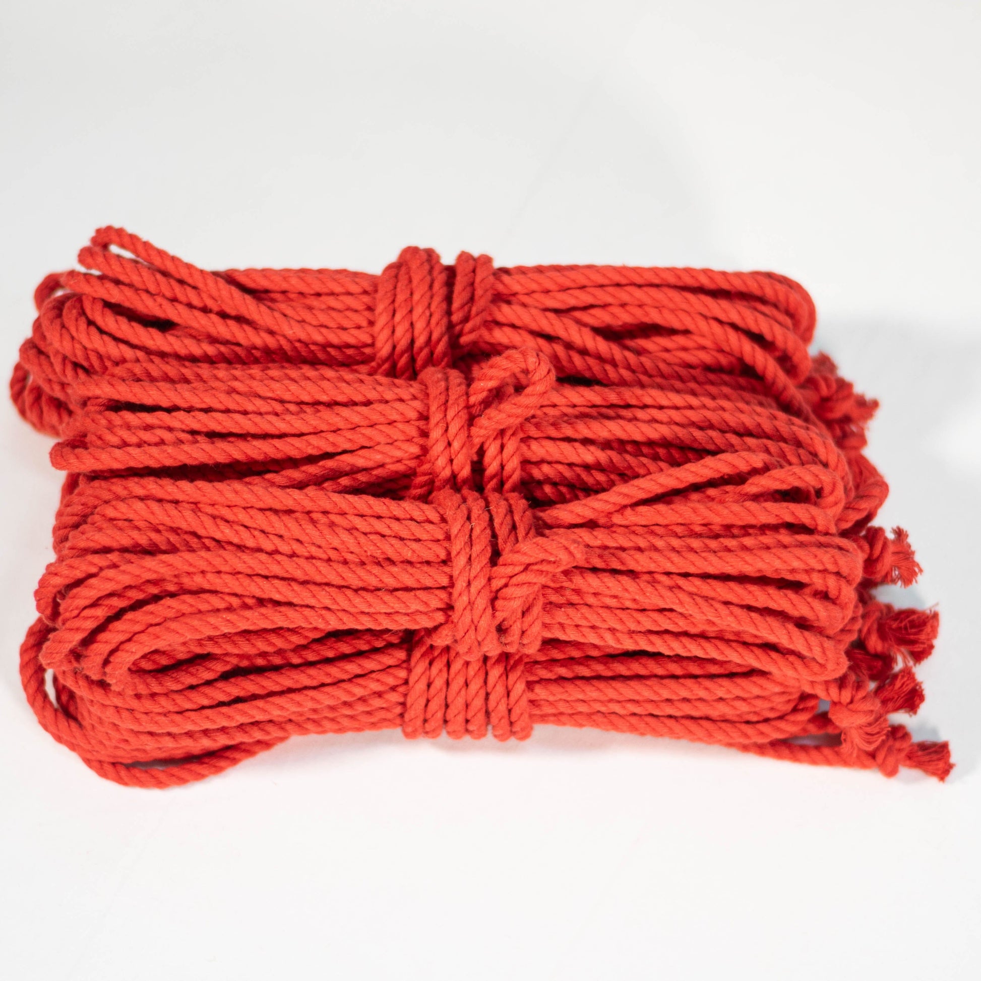 Cotton Play Ropes Shibari Rope red Bundle of 6 